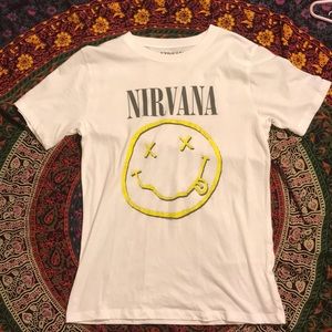 Nirvana album cover logo Band T